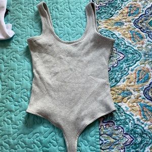 Grey bodysuit